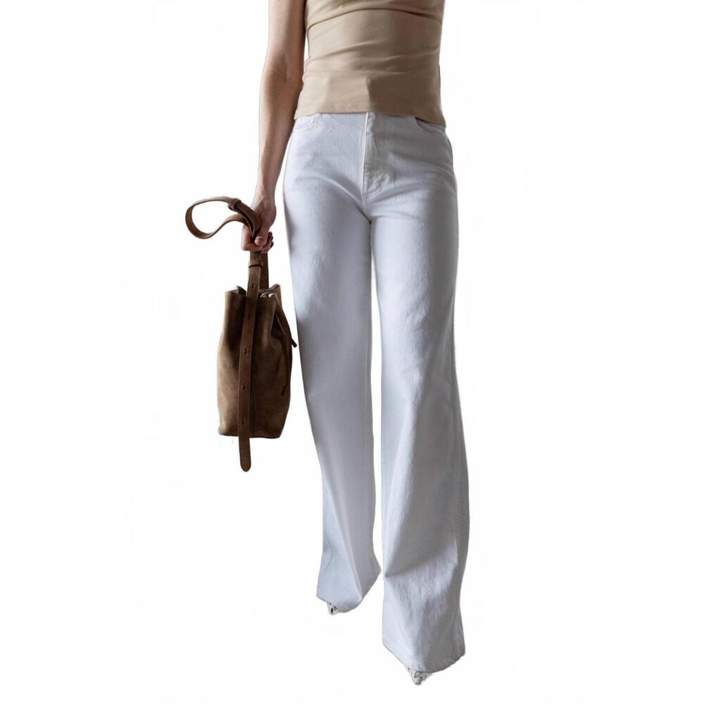 NEW AESTHER EKME women's marin supple handbag in suede date - Picture 8 of 8